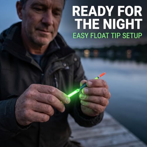 100Pcs 3mm Fishing Float Light Sticks - High Visibility Fluorescent Glow