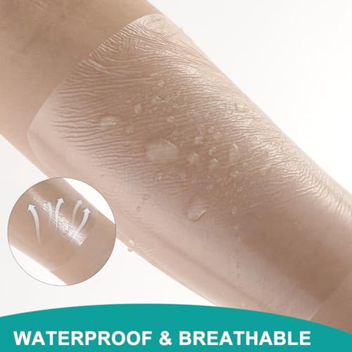 Waterproof Transparent Film Dressing - 4" x 5" Adhesive Bandage Pack of 20
