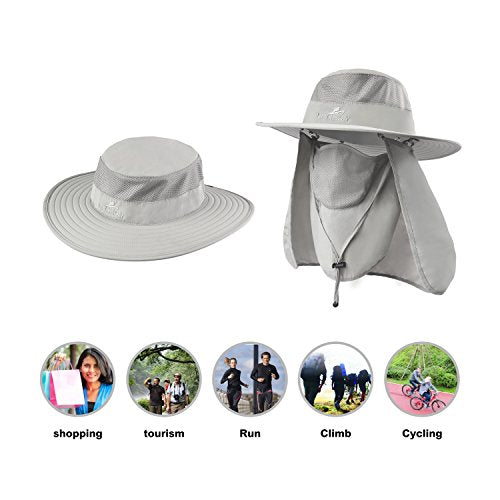 Fishing Hat with UPF 50+ Sun Protection and Neck Flap
