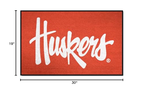 Nebraska Cornhuskers Accent Rug - 19x30 Sports Fan Mat