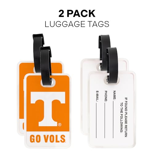 Acrylic Luggage Tag ID - UT Tennessee Volunteers - 2 Pack