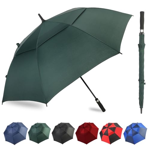 Windproof Waterproof Golf Umbrella - 54-72 Inch Auto Open