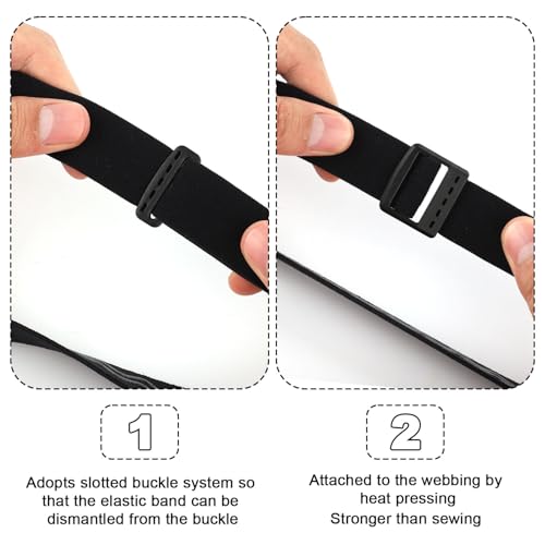 Elastic Headlamp Strap Replacement - Comfortable Nylon Holder