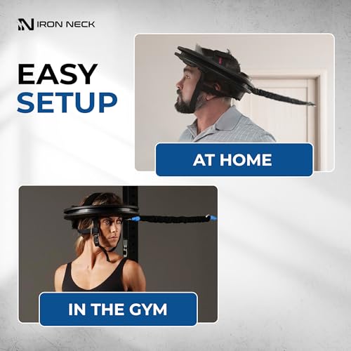Neck Trainer Strength Kit with Resistance Bands - 360° Training