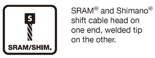 Jagwire Shift Inner Wire Elite Ultra-Slick, Silver, CA4448J/73EL2300, 1.1x2300 mm