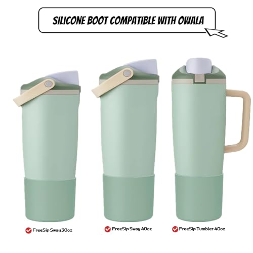 Protective Silicone Boot for 30oz & 40oz Water Tumblers - Eucalyptus