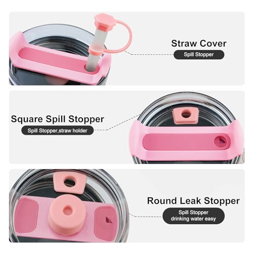 Flower Silicone Accessories for Stanley Cups - 28 Colorful Set