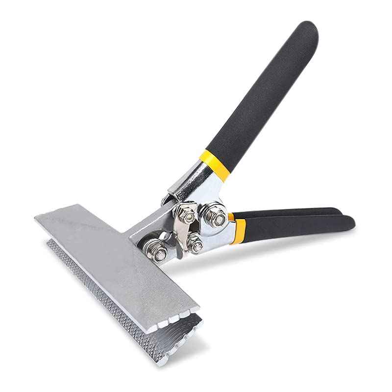 Socpuro Sheet Metal Hand Seamer, 6 Inch Straight Jaw Sheet Metal Bender Tool Non-Slip Handle Seamer Tool for Bending and Flattening Sheet Metal