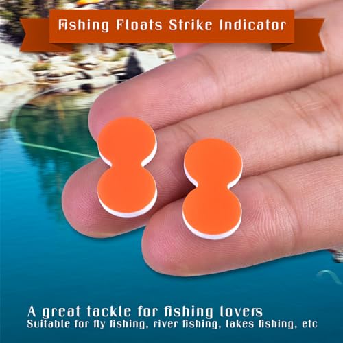 24 PCS EVA Fly Fishing Strike Indicators - Pinch-on Fishing Floats