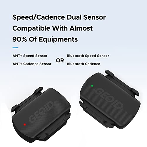 Wireless Cadence & Speed Sensor - ANT+/Bluetooth Compatibility