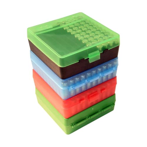 Flip-Top Ammo Box - 100 Round - Green/Black