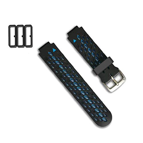 Replacement Fastener Rings for Garmin Smartwatches - 6 Black