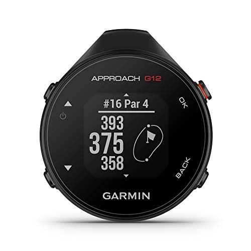 Garmin Approach G12 Clip-on Golf GPS Rangefinder - 42K+ Courses