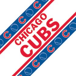 Chicago Cubs Vinyl Wall Border - Peel and Stick 5"H x 15'L