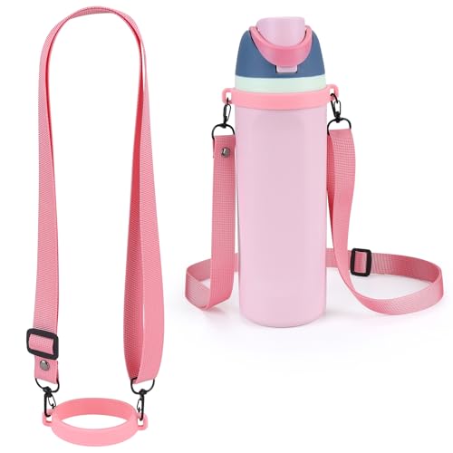 Adjustable Water Bottle Strap for Owala - Pink