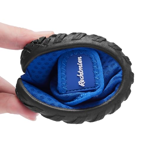 Toddler Water Shoes - Quick Dry, Non-Slip Aqua Shoes - Blue, Medium