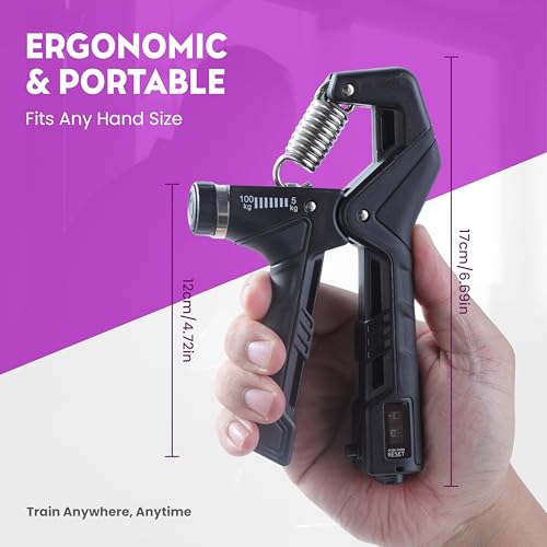 Adjustable Hand Gripper Strengthener 22-220Lbs - Pack A
