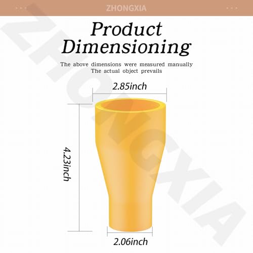 Table Saw Vacuum Adapter Connecting 2 1/2" Table Saw Outlet Connected to 1 7/8" Shop Vac Hose for Dewalt DWE7491RS DWE7491 Table Saw Dust Collector - Yellow