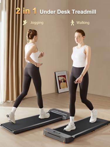 Foldable Walking Pad Treadmill Z1 - Compact Design, Quiet Motor, Grey