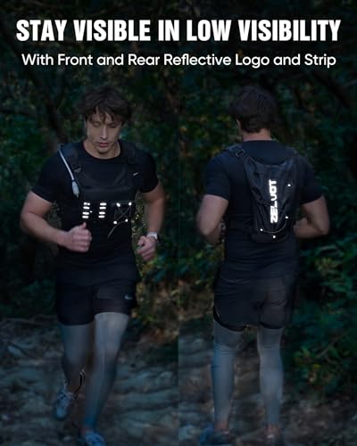 Hydration Vest with 2L Bladder - Lightweight Black Medium-Large