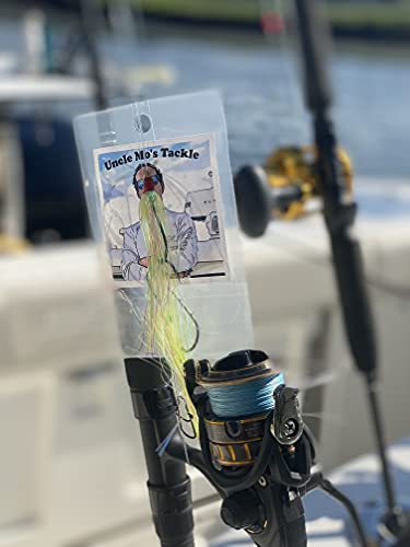Flounder Hi-Lo Rig with Mylar Teaser - Pink, 1 Pack, 3/0 Hook