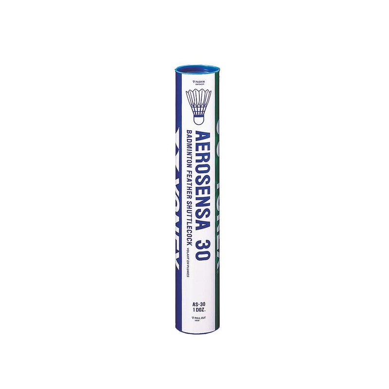 Shuttle Yonex Aerosense 30,White,Tube with 12 shuttlebags