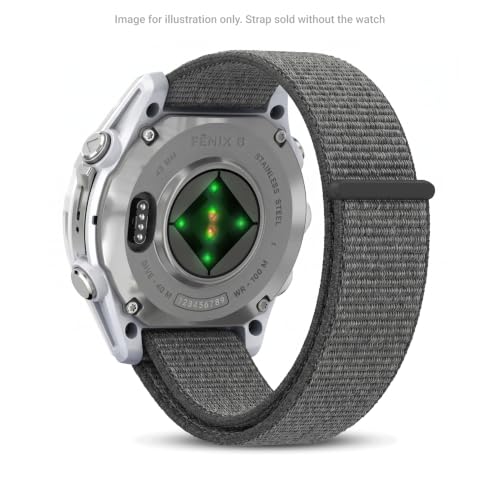 Garmin UltraFit 20mm Nylon Watch Strap, Gray