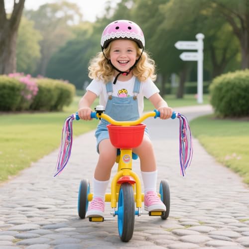 Kids Bike Streamers - Purple Handlebar Ribbons Tassels
