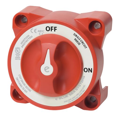 Blue Sea Systems e-Series On/Off Battery Switch 350A - Marine Electrical Control