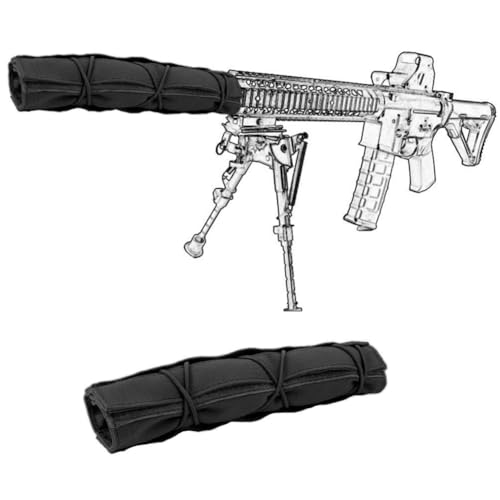 Tactical Suppressor Cover - 8.66" Quick Release Sleeve - Black