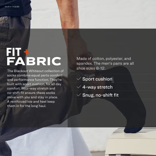 Men's BOWO Cushion Ankle Socks - Comfortable Athletic Socks for Men