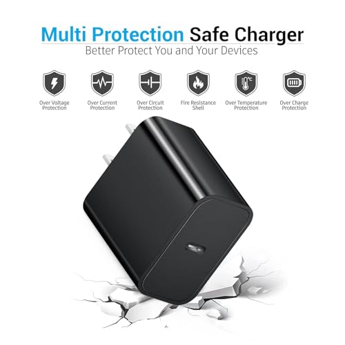 20W USB-C Fast Charger for Wireless Earbuds - 3.3ft Cable