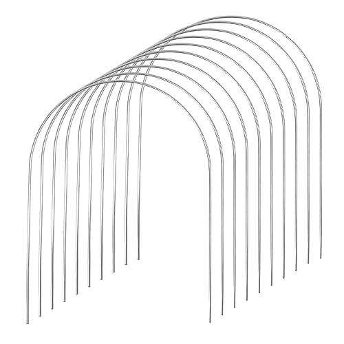 10 Pack Steel Croquet Wickets Replacement Hoops - 9 x 7.8 Inch