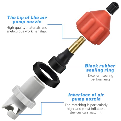 Inflatable Boat Pump Adapter - Quick Inflation & Deflation