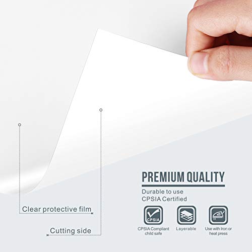 Heat Transfer Vinyl Roll - 12" x 12ft White PU HTV