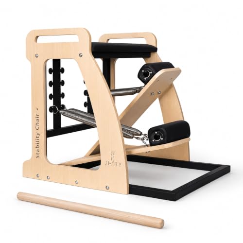 Pilates Chair for Home Workouts - Sturdy Metal Frame, 26.5x30 inch