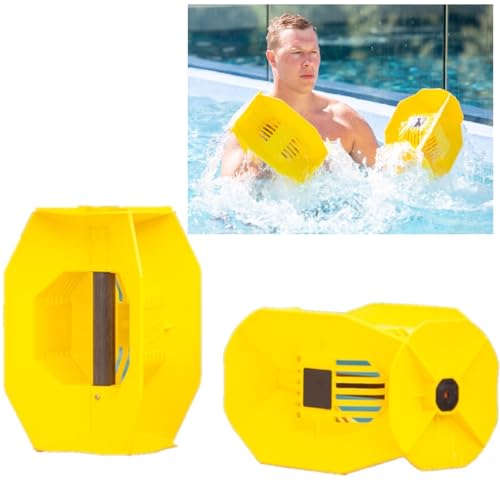 Hydro-Tone Pool Exercise System - Isokinetic Water Weights, Yellow Bells