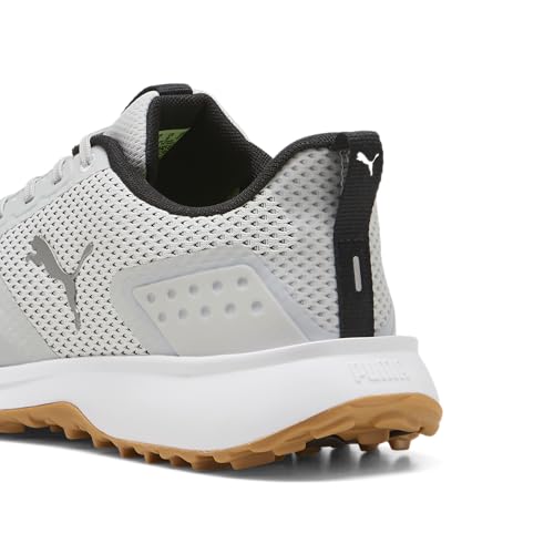 Men's Golf Shoes - Puma Fusion Grip 6 - Feather Gray/Puma Black/Gum