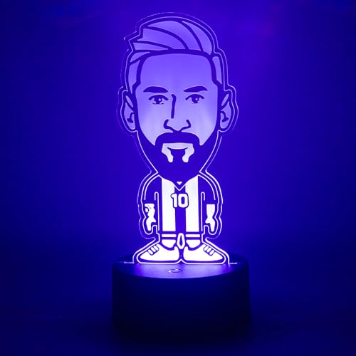3D LED Soccer Lamp with Color Changing Acrylic Illusion