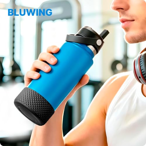 Silicone Protective Boot for 32-40oz Hydro Flask Bottles - Black