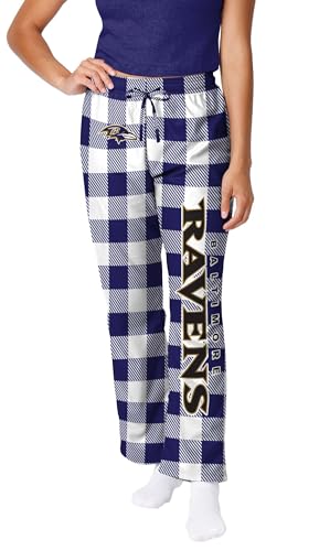NFL Team Gingham Checkered Pajama Lounge Pants with Pockets