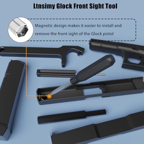 Glock Tool Kit with Storage Bag - Gen1 Front Sight & Magazine Disassembly Tools