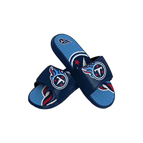 Tennessee Titans Colorblock Big Logo Slides - 4-5