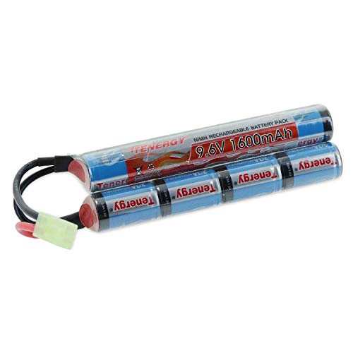 9.6V 1600mAh NiMH Rechargeable Butterfly Battery Pack - Mini Tamiya Connector