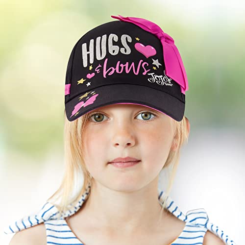 JoJo Siwa Adjustable Girls Baseball Cap - Ages 4-7 - Black