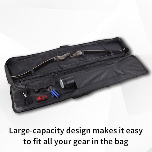 SPG 59 Inch Recurve Bow Case for Longbow & Traditional Bow, Waterproof Canvas