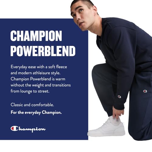 Men's Zip-Up Hoodie - Comfortable Fleece Sweatshirt - Medium/Black