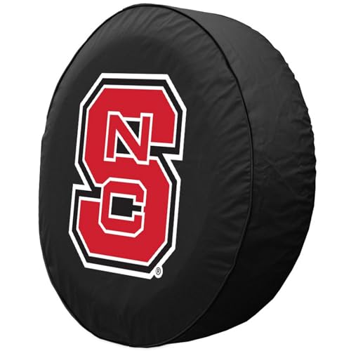 North Carolina State Wolfpack Tire Cover - Exact Fit - Black (32.25"x12")