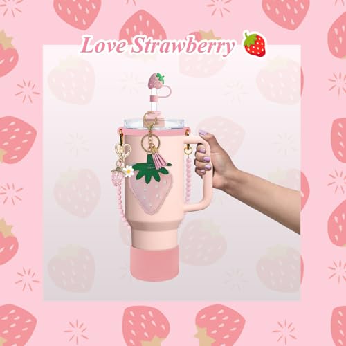 7-Piece Strawberry Cup Accessory Set for Stanley 30/40 oz