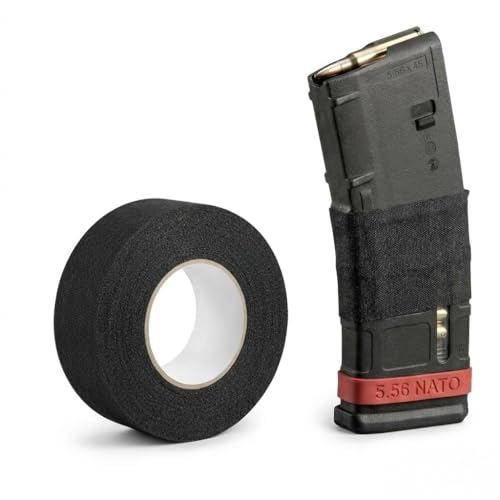 Tactical Grip Tape for Bat, Hockey, and Firearms - Black